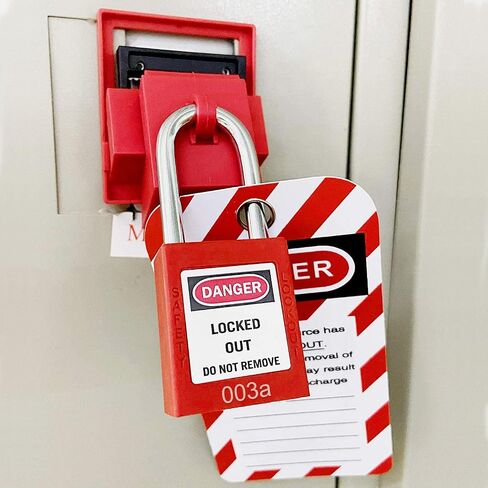 SAFBY Lockout Tagout Lock 5pcs Keyed Alike OSHA Loto Safety Key Heavy Locks Same Padlocks for Lock Out Tag Out Stations and Devices Red (5 PCS) in Saudi Arabia
