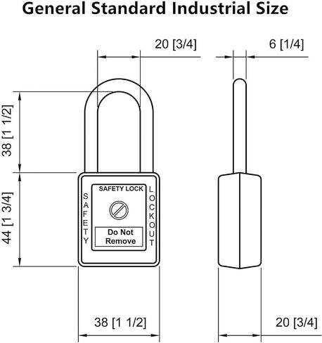 SAFBY Lockout Tagout Lock 5pcs Keyed Alike OSHA Loto Safety Key Heavy Locks Same Padlocks for Lock Out Tag Out Stations and Devices Red (5 PCS) in Saudi Arabia