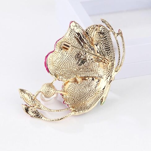 Big Butterfly Brooch Pins for Women Butterfly Pearl Brooch Pins Butterfly Rhinestone Cute Brooch Pins Colorful Anime Brooch Pins Insect Brooch Pins Colorful Outdoors Lapel Badge Brooch Pins for Lanyards Backpacks Clothes Hats Jackets in Saudi Arabia