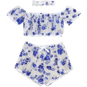 مثير المختنق المشاغب الكشكشة المطرزة شبكة محض الملابس الداخلية مجموعة 3 قطعة in Kuwait