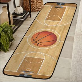 Summer Beach Flip Flops Runner Rug 2 x 6 ft, Ocean Sea Theme Hallway Entryway Rug Runner Carpet Non Slip Long Door Mat Indoor Outdoor Area Rug for Kitchen Bedroom Bathroom Laundry Room Patio