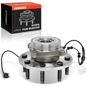 A-Premium Front Wheel Bearing and Hub Assembly with ABS & 8-Lug Compatible with Dodge Ram 1500 2006-2008, Ram 2500 2006-2008, Ram 3500 2006-2008, 4WD