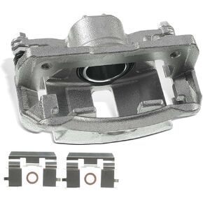 A-Premium Disc Brake Caliper Assembly with Bracket Compatible with Select Acura and Honda Models - CSX 2006-2011 L4 2.0L, Civic 2006-2015 L4 1.8L - Front Passenger Side