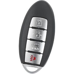 Keyless Entry Remote for Nissan Altima Maxima 2016-2018 433Mhz KR5S180144014 4 Button Reusable | Control Replacement Car Key Fob 1 Pcs