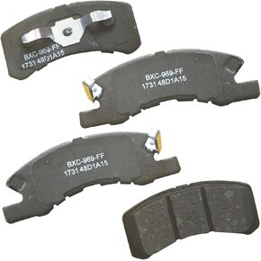 Bendix Premium SBC1731 Ceramic Front Brake Pads for Dodge Attitude 2020-2018, Mitsubishi Mirage 2023-2014, Mirage G4 2023-2017
