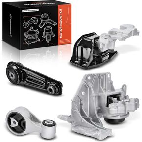 A-Premium 4PCS Engine Motor Mount and Torque Strut Mount Set Compatible with Nissan Rogue 2008-2013 FWD, Rogue Select 2014-2015 FWD, Sentra 2007-2012, L4 2.5L, Replace# 11350ET80A 11220ET81B