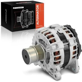 A-Premium Alternator Compatible with Volkswagen Jetta 2016 2017 2018 1.4L, 12V 140A 6-Groove Decoupler Pulley Clockwise, Replace# 04E903025J, F000BL0861