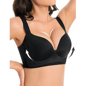Push Up Bras for Women Add 2 Cups Plunge Padded Wireless T Shirt Bombshell Everyday Bra
