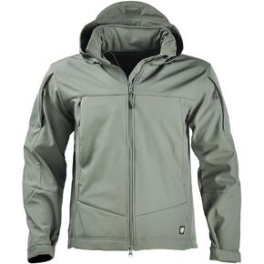 HAN·WILD Men's Tactical Jacket Lightweight Windbreaker Spring Combat Soft Shell with Hooded Military Outdoor Coats