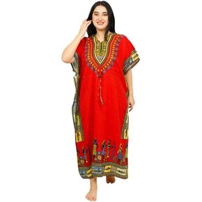Women's Long Kaftan Dress Maxi Caftan Dress Gown Top Night Dress