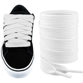Endoto Fat Shoelaces for Vans Knu Skool,16MM Chunky Thick Flat Wide Jumbo Shoe Laces Replacement Laces for Sneaker shoes