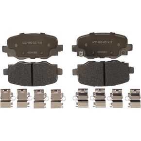 ACDelco Silver 14D1809CH Ceramic Rear Disc Brake Pad Set