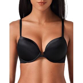 Deyllo Women’s Push Up Bra Deep V Underwire Bra Full Coverage Lightly Padded Bras