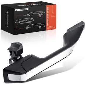 A-Premium Front Right Passenger Side Exterior Door Handle Compatible with Honda Odyssey 2011-2017, Primed Black Housing with Chrome Insert, Replace# 72140-TK8-A11ZD