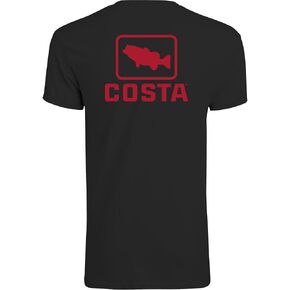 Costa Del Mar Men's Emblem Bass Short Sleeve Crewneck Tee