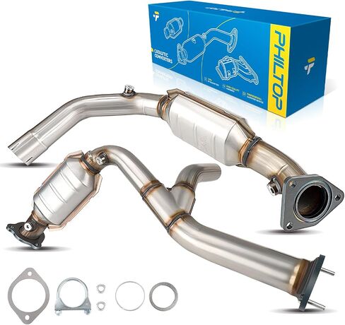 PHILTOP Center Catalytic Converter Compatible with Chevrolet Buick Saturn 2007-2008 Uplander/Terraza/Relay 3.9L Stainless Steel Catalytic Converter Kit OE# 55620,643029(EPA Compliant) in Saudi Arabia