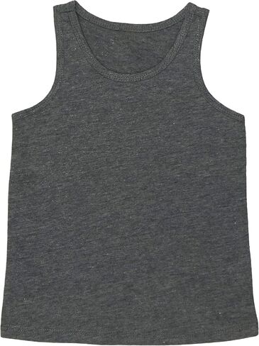 ToBeInStyle Kids Boys Girls Soft Lightweight Jersey Scoop Neck Tank Top in Kuwait