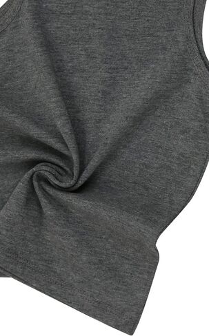 ToBeInStyle Kids Boys Girls Soft Lightweight Jersey Scoop Neck Tank Top in Kuwait