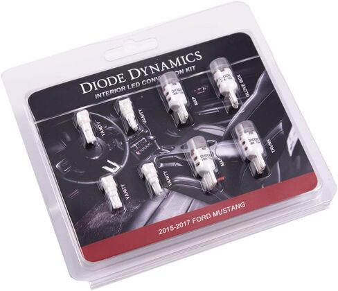 Diode Dynamics Red LED interior bulb pack compatible with Ford Mustang 2015-2017, Stage 1 in Kuwait