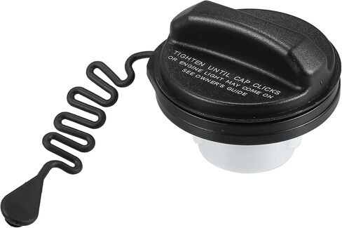Motoforti Car Fuel Tank Filler Cover, Gas Tank Cap, for Volvo S40 2.5l 2004-2012, ABS, No.31261589, Black in Saudi Arabia