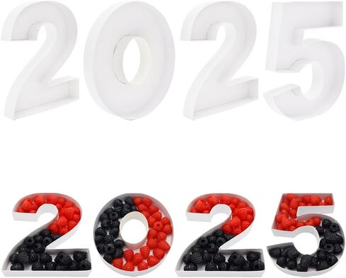 8inch 2024 of Class Graduation Cardboard Number Fillable Charcutrerie Board Sweet Treat Party Decorative Box (GRAD), sh-grad24 in Saudi Arabia