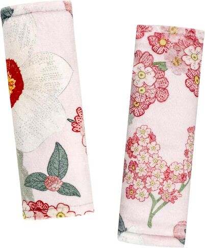 TANOFAR Baby Car Seat Strap Pads, Soft Carseat Straps Covers, Car Seat Straps Shoulder Pads for Girls, Seat Belt Cover Pad for Kids, Suitable for Baby Car Seat, Pushchair, Stroller, Rainbow in Kuwait