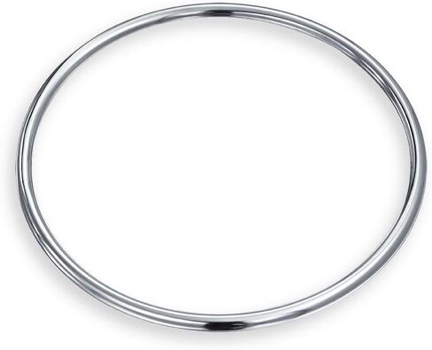 شخصية عادي بسيط جولة مربع حافة مسطحة طبقات التراص قوي 2-3MM تسلق.925 الفضة الاسترليني الإسورة مجموعة سوار للنساء في سن المراهقة للتخصيص in Kuwait