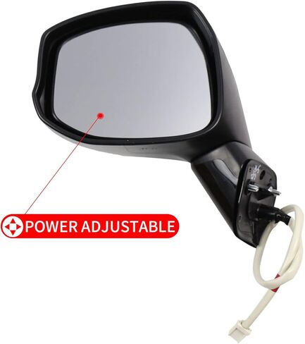 Marretoo for Honda Civic Side Mirror Driver Side(LH) Assembly 2012 2013 2014 2015 Power |Replacement For HO1320261 76202TR0A01 (3 Pins) for Honda Civic Accessories in Kuwait