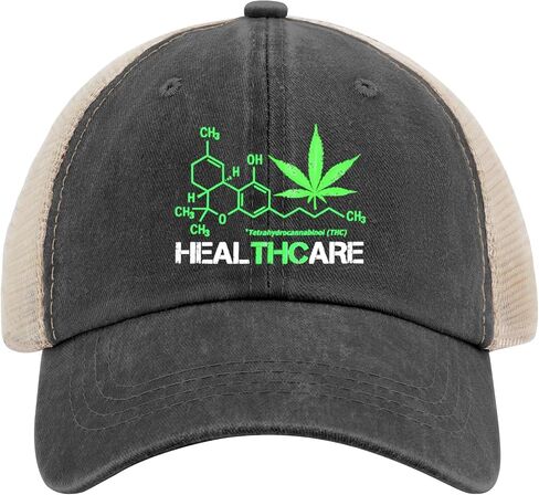 Weed Cannabis 420 heal thcare Tetrahydrocannabinol Sun hat Mens Outdoor hat Womens Golf hat Gifts for Mom Sun Hats in Saudi Arabia