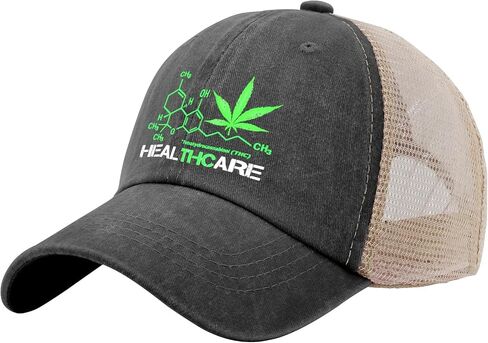 Weed Cannabis 420 heal thcare Tetrahydrocannabinol Sun hat Mens Outdoor hat Womens Golf hat Gifts for Mom Sun Hats in Saudi Arabia