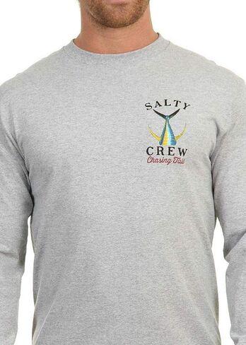 تي شيرت بأكمام طويلة ذو ذيل مالح من Salty Crew، رياضي منقط SM in Kuwait