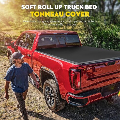 غطاء تونيو لسرير الشاحنة ناعم قابل للطي يناسب 2020-2024 Jeep Gladiator JT | سرير جانبي بطول 5 أقدام (60 بوصة). in Kuwait