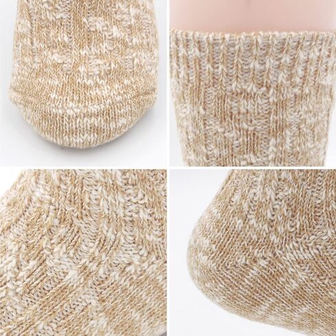 6 أزواج من الجوارب الشتوية الدافئة للسيدات - جوارب حرارية سميكة محبوكة in Kuwait