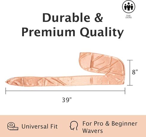 The Dons - Well-Crafted Silk Durag for Men, Comfort Fit Do Rags in Varied Colors, Hair Hydration, Moisture & Wave Retention in Saudi Arabia