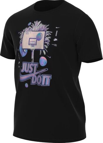 Nike Men's Basketball T-Shirt Black in Saudi Arabia