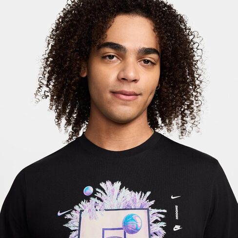 Nike Men's Basketball T-Shirt Black in Saudi Arabia
