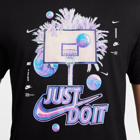 Nike Men's Basketball T-Shirt Black in Saudi Arabia