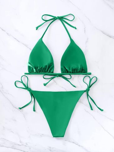 Rajputana Womens Bikini Sets Triangle String Brazilian Two Piece Swimsuit Thong Bathing Suit in Kuwait