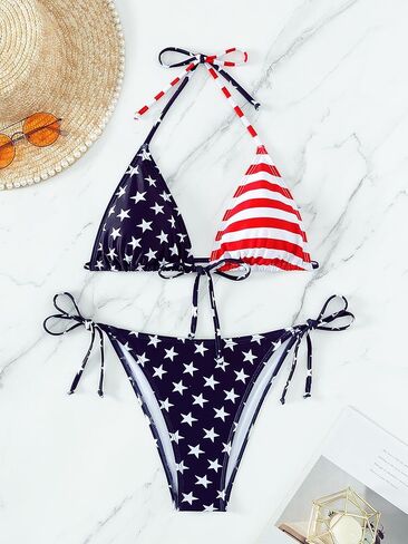 Rajputana Womens Bikini Sets Triangle String Brazilian Two Piece Swimsuit Thong Bathing Suit in Kuwait