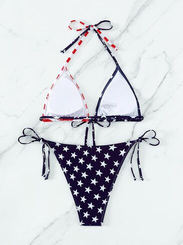 Rajputana Womens Bikini Sets Triangle String Brazilian Two Piece Swimsuit Thong Bathing Suit in Kuwait