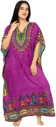 Women's Long Kaftan Dress Maxi Caftan Dress Gown Top Night Dress in Kuwait
