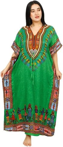 Women's Long Kaftan Dress Maxi Caftan Dress Gown Top Night Dress in Kuwait
