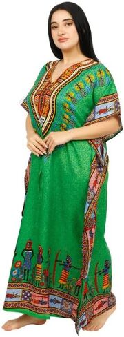 Women's Long Kaftan Dress Maxi Caftan Dress Gown Top Night Dress in Kuwait