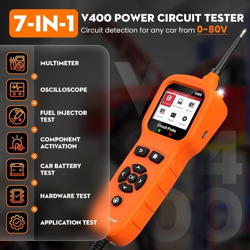 جهاز اختبار دائرة الطاقة، جهاز اختبار دائرة السيارات obdmonster v100، جهاز اختبار الضوء 0-80 فولت تيار مستمر، جهاز كشف الدائرة القصيرة للسيارات، جهاز اختبار الدائرة الكهربائية التلقائية، جهاز اختبار مصهر السيارة، أداة السيارات in Kuwait