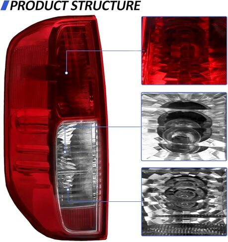 Tail Light Assembly Compatible with 2005-2021 Nissan Frontier 2009-2012 Suzuki Equator Tail Lamp Rear Brake Lights Right Passenger Side with Bulb in Saudi Arabia