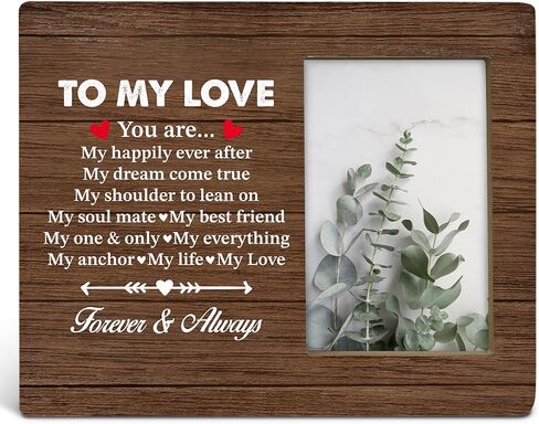 TSUYAWU Gift for Friends, Friendship Gifts for Women Friends Men, Rustic Friends Are the Family We Choose Wood Picture Frame 8 x 10 Inch Tabletop and Wall Mounting (Display Photo 4 x 6 Inch) in Saudi Arabia