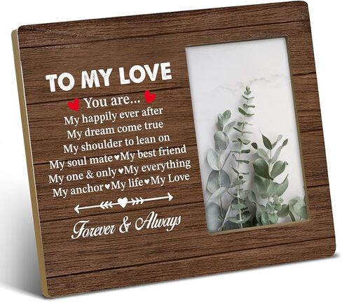 TSUYAWU Gift for Friends, Friendship Gifts for Women Friends Men, Rustic Friends Are the Family We Choose Wood Picture Frame 8 x 10 Inch Tabletop and Wall Mounting (Display Photo 4 x 6 Inch) in Saudi Arabia