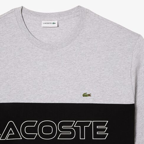 Lacoste Men's Tall Fit Colorblock Jersey T-Shirt in Saudi Arabia