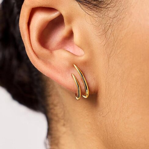 Gold Earrings for Women Trendy 14K Gold Stud Earrings Dainty Minimalist Simple Hypoallergenic Earrings Jewelry Gift for Her in Saudi Arabia