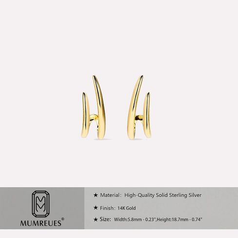 Gold Earrings for Women Trendy 14K Gold Stud Earrings Dainty Minimalist Simple Hypoallergenic Earrings Jewelry Gift for Her in Saudi Arabia